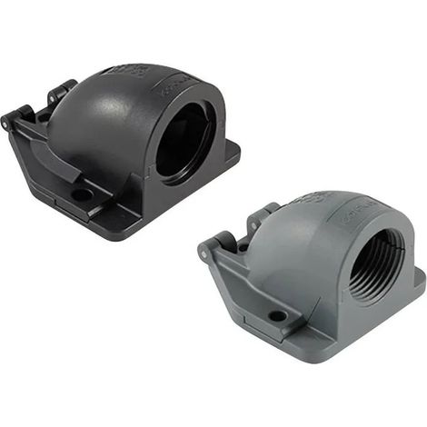 Accesorio gestión cables icotek 31419.900 angular negro 1 pieza