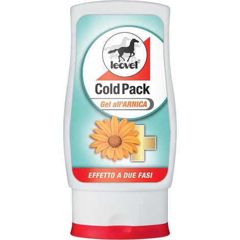 Leovet Cold Pack Gel con Arnica mentolo e rosmarino per cavalli prima e dopo lo sforzo sportivo 120 ml