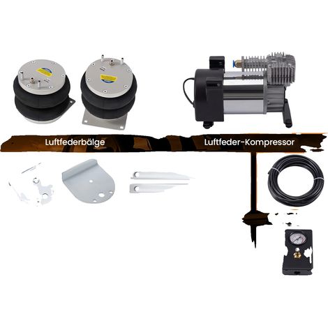Kit de suspension pneumatique, supporte jusqu'à 4000 KG, compatible avec Renault Master et Movano, compresseur intégré, matériaux composites robustes, adapté aux modèles à traction avant (1/5)