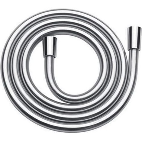Flessibile 100 cm antitorsione liscio PVC argento attacco conico (1/2)