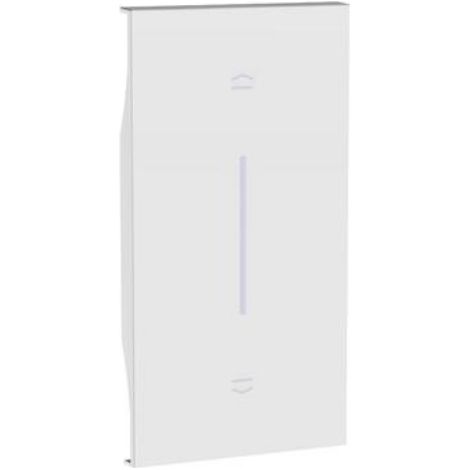 Abdeckungen BTicino Living Now für rollladensteuerung 2 modul - weiß KW05M2