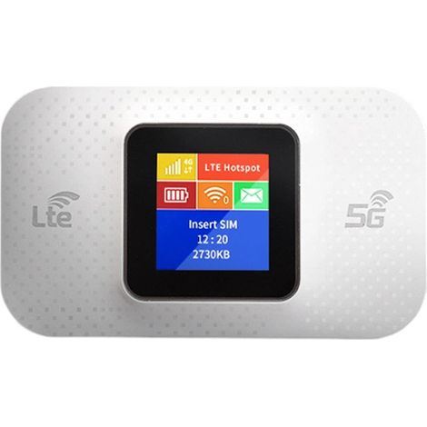 Modem WiFi 4G LTE - Point D Acces Mobile 300 Mbps - Pour Voyage Et Bureau - 10 Appareils Simultanés - USB Alimenté