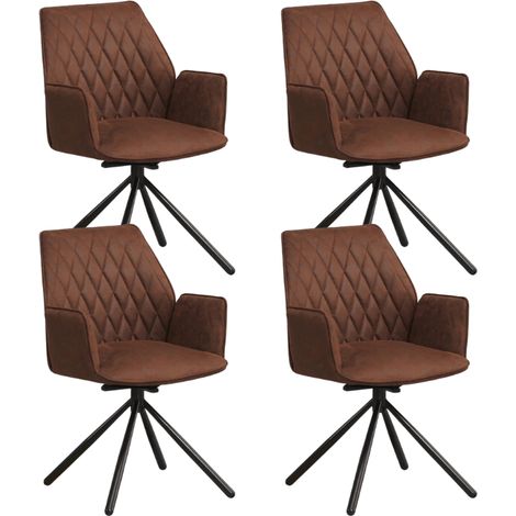 Set mit 4 drehbaren Esszimmerstühlen von Novan Industriell (1/5)