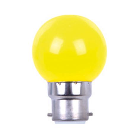 AMPOULE COULEUR LED JAUNE B22