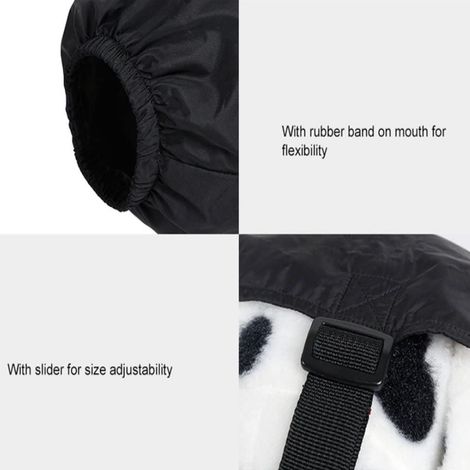 Masque Oculaire Apaisant Pour Chien - Masque Anti-Stress En Nylon Avec Bande Élastique Et Boucle Plastique - Pour Toilettage Transport En Voiture Feux D'Artifice - 1 Pièce