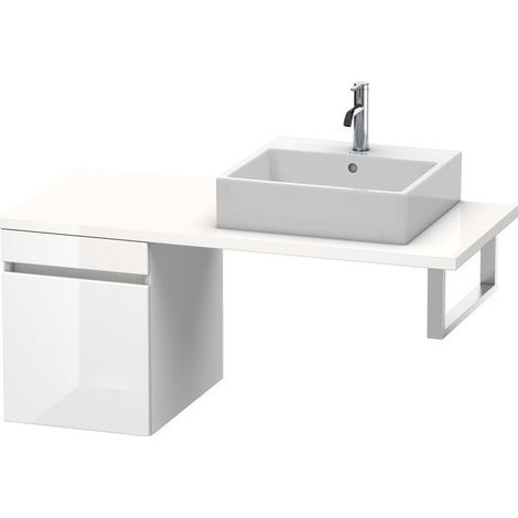 Meuble bas console DURASTYLE 512x400x548mm EU chêne/blanc mat