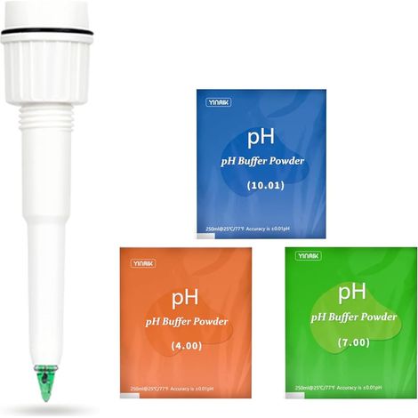 Sonde de pH pour pH-mètre alimentaire, électrode de pH de remplacement numérique pour aliments, sonde de pH-mètre avec capteur de lance des échantillons solides, semi-solides et liquides pour GX-pH03 (1/5)