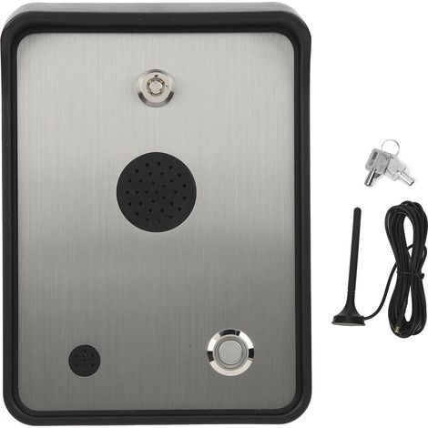 Système de contrôle d'accès de Point d'appel d'urgence d'alarme d'interphone Audio mains libres GSMHELP (1/5)