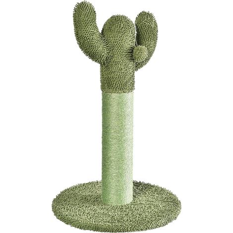 Arbre à chat en forme de cactus avec boule suspendue (1/3)