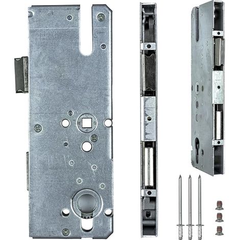 Serrure de réparation 8072 Serrure à mortaiser pour rénovation, pour verrouillages multipoints - Boîtier de serrure pour réparation ou remise en état Entraxe 72 mm, profondeur du carré 55 mm (1/5)