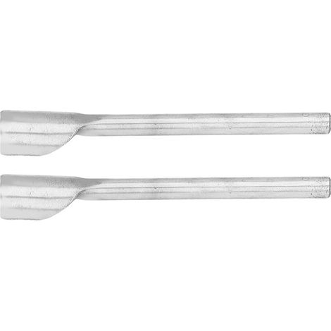 Ensemble de 2 Emporte-pièces Demi-circulaires en Acier pour Travail du Cuir, Outils de Sellerie pour Courroies et Accessoires 15mm (1/5)