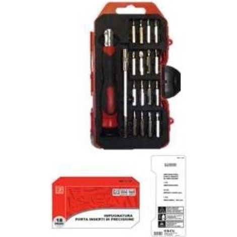 ORECA - SET INSERTI CROMO VANADIO + IMPUGNATURA 18 PEZZI (1/2)