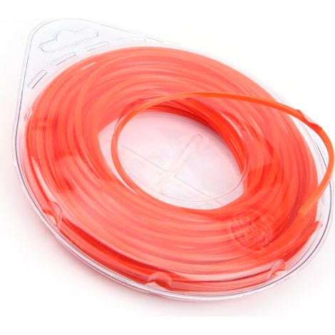 Fil débroussailleuse Carré 3 mm x 12 m Fil Nylon