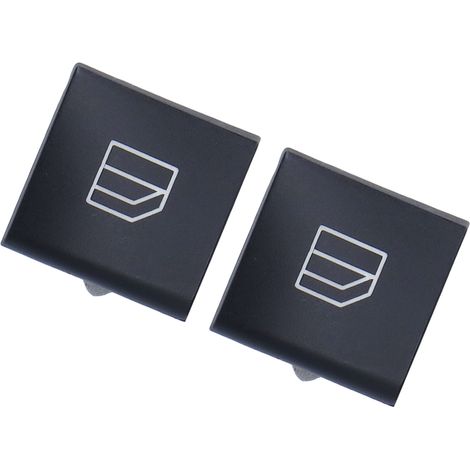 Bouton de commande de vitre électrique pour Mercedes C E Classe W204 S204 W212 S212 A207 C207, capuchon de remplacement en plastique, pièce A2049055402, noir, 1 pièce (1/5)