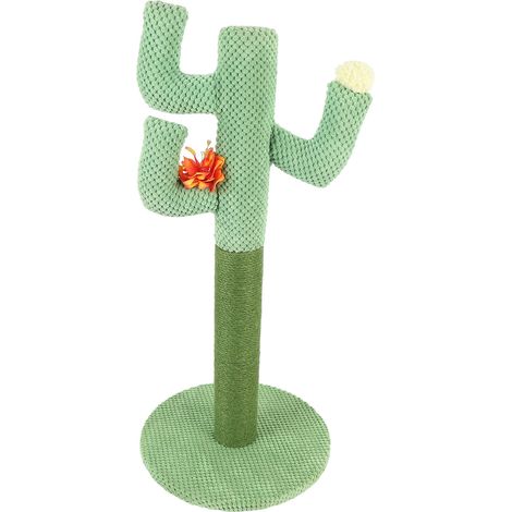 Arbre à chat à griffer en jute, design mignon, protection pour meubles, structure stable, grand griffoir pour chat d'intérieur (1/5)