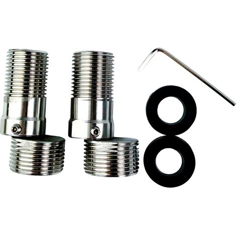 Kit d'excentriques extensibles longs en acier inoxydable