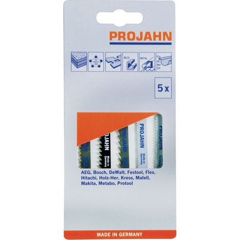 Projahn Sortiment Stichsägeblätter 5-tlg. Allround Inhalt je 1Stück: 63122, 63101, 63124, 63201, 63202 (1/2)