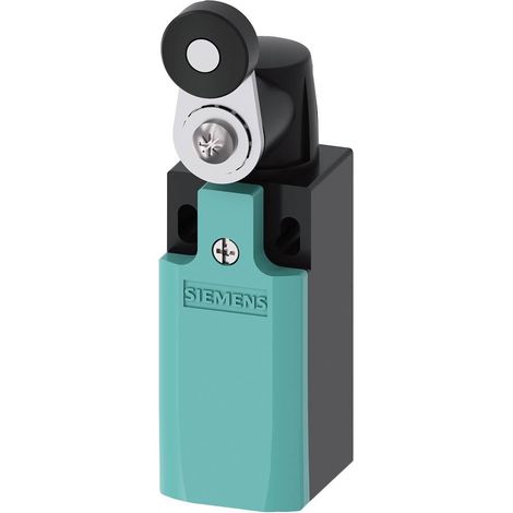 Siemens 3SE52320HK21 3SE5232-0HK21 Interruttore di posizione 6 A Leva girevole, Leva in metallo, Rullo in plastica IP65