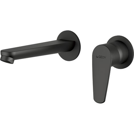 GEDY MXCO0714000 COMO Grifo de pared para lavabo negro mate - ref: MXCO0714000 (1/2)