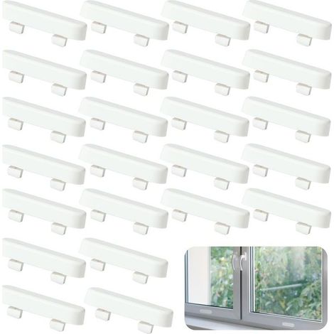 Lot de 40 caches-drains 40mm – Plastique résistant pour fenêtres UPVC – Installation facile sans outil – Prévention des obstructions (1/5)