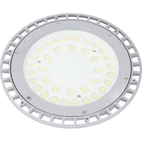 Lampe de travail LED 100W 12000LM, couvercle en verre trempé, lampe minière antidéflagrante pour usine, entrepôt, atelier, couleur marbre (1/5)
