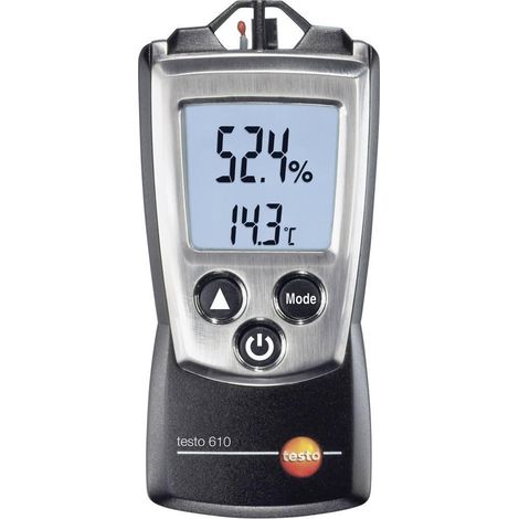 Testo 610 termo-higrómetro negro para interior