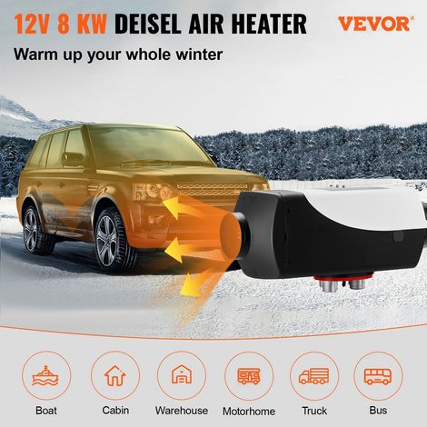 Réchauffeur d'air diesel 12V 5-8KW Réchauffeur de voiture d'air (Avec écran LCD ) Préchauffage du moteur de la voiture garée dans un environnement froid en hiver (1/5)