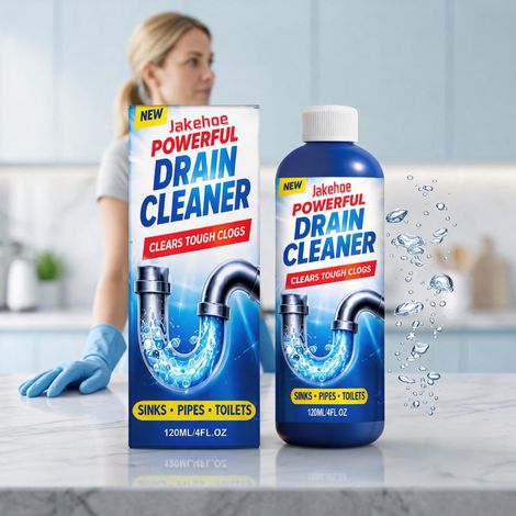 Abflussreiniger, vielseitig einsetzbar im Haushalt, löst Haare und Speisereste – 120 ml -- DE (1/5)