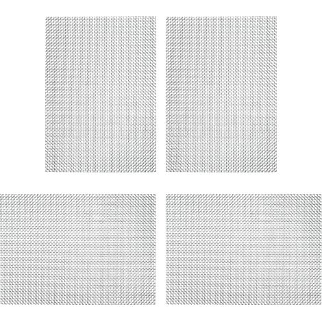 4pcs panneau de treillis métallique, treillis métallique tressé anti - insectes en acier inoxydable 304 Mesh souris rongeurs pour évents Home cuisine jardin (1/5)