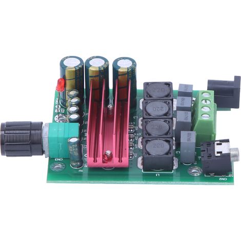 Carte d'amplificateur de puissance numérique Hi-Fi 2.0 TPA3116D2, 50 W, double canal, 8-25 V (1/5)