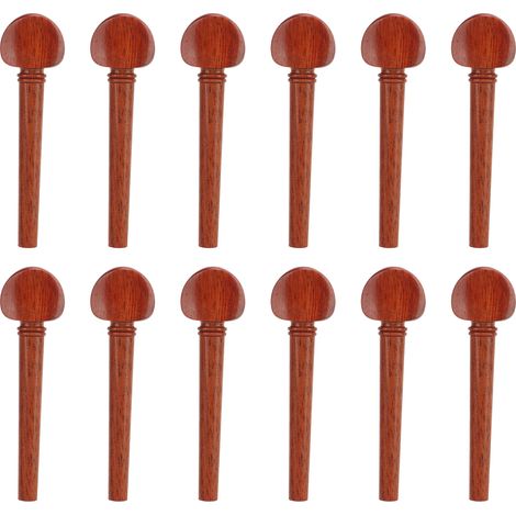 Kit de 12 chevilles en palissandre pour accordeurs de cordes, outil d'accordage et accessoires pour instruments de musique (1/5)