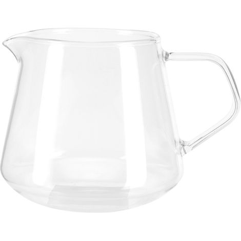 Tasse à café en verre borosilicate transparent anti-brûlure pour thé (400ml) (1/5)