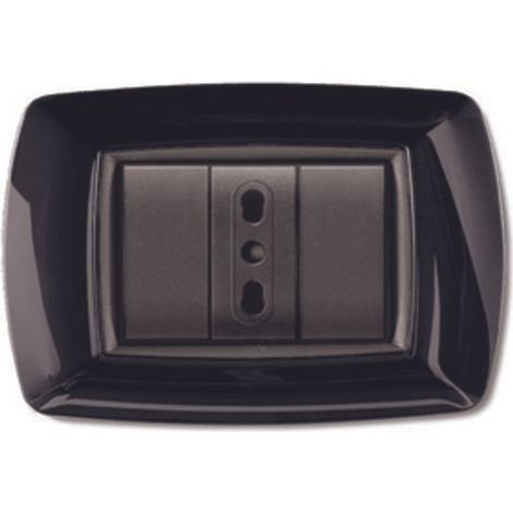 PLACCA LIFE LIVING PLAST NERO 3P Q.TA 10