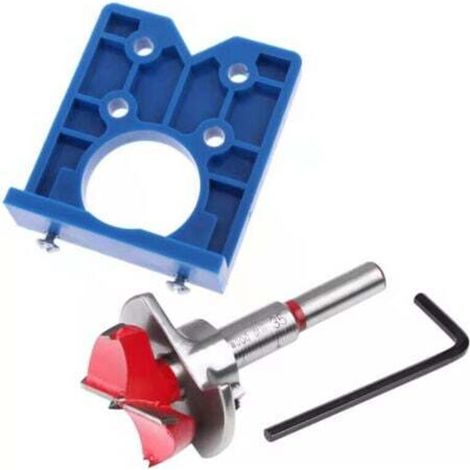 [NEVER USED] 35mm Hinge Jig Set of Concealed Hinge Drill Bits Drill Locator Guide Tools for Cabinet Hinges and Mounting Plates, For Woodworking