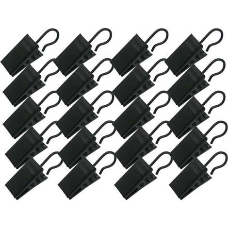 Pinces Métal - 3,2 cm - Pour Suspension Photos Décoration Intérieure Extérieure - Lot de 20 (1/4)