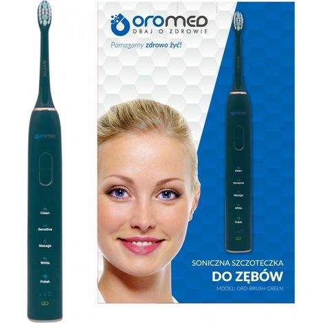 Oromed ORO-brush Schallzahnbürste Grün 1 Stk.