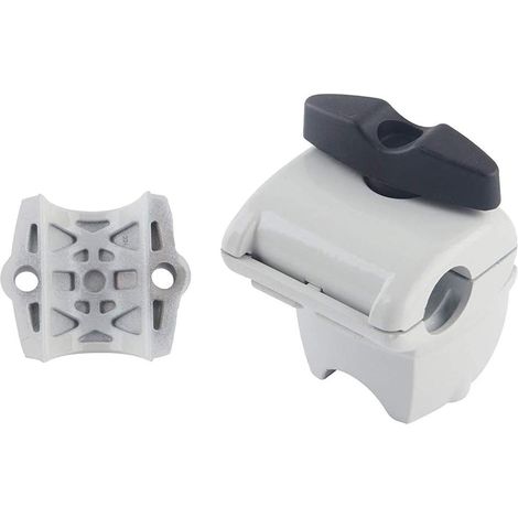 Soporte Hippotech para manillar de bicicleta, compatible con desbrozadoras inalámbricas Stihl FS120, FS200 y FS250. (1/2)