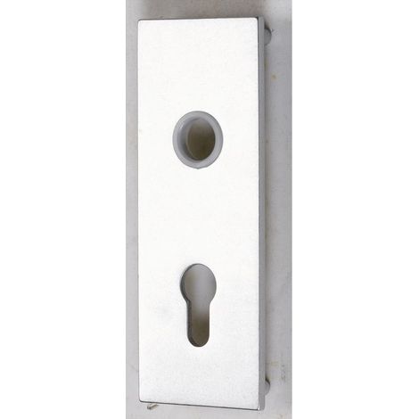 Plaque de propreté pour serrure de porte de garage aluminium - WSS