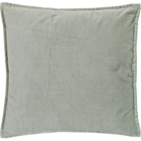 Coussin Déhoussable "Lilou" 55x55cm Vert Céladon (1/2)
