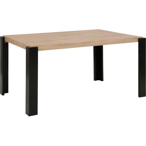 Otago-Table à manger 160x90 cm en ChêneNoir