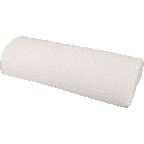 Coussin de genou semi-roulé en mousse à mémoire de forme, coussin de soutien doux pour les jambes, idéal pour les femmes enceintes, le dos et la tête. Soulage les lombaires, le dos et la tête. (1/5)