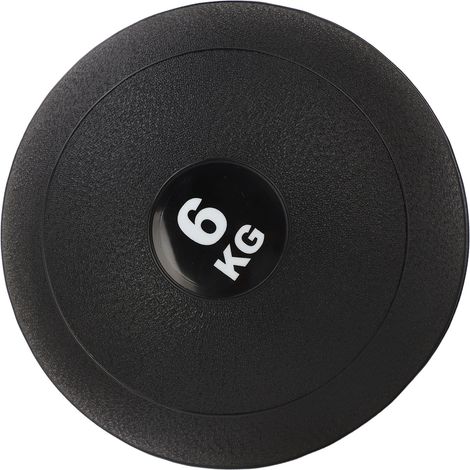 Ballon lesté en PVC, ballon de sable, ballon de pneu, ballon de musculation pour lancer, rebondir et frapper, noir, 6 kg, 24,5 cm (1/5)