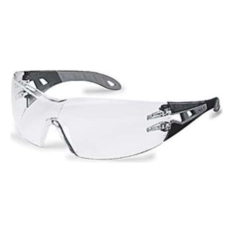 Uvex Pheos Supravision Plus Schutzbrille: Transparent/Grau-Schwarz (1/2)