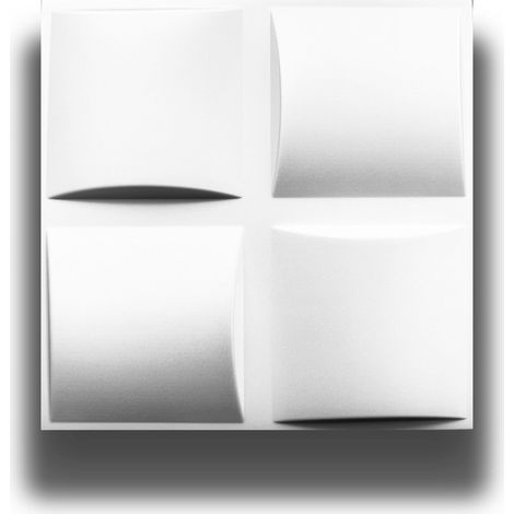 10 o 20mq (40 oppure 80 pezzi) di pannello decorativo 3D a soffitto in EPS isolante 50x50cm DOMINO-Pacco da 10 metri quadrati (1/2)