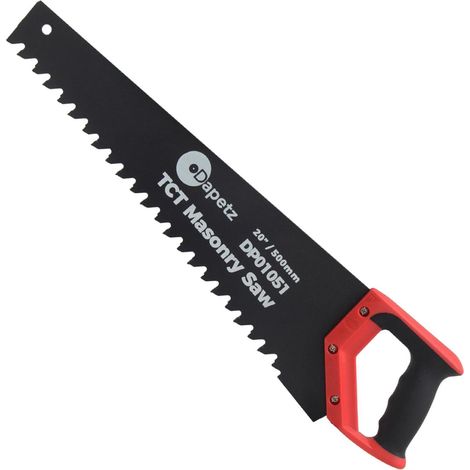 Dapetz ® 500mm TCT Masonry Saw 20" - Cuts Brick, Aerated Concrete Blocks, Slate, Breeze Block and Cement Soft Pistol Grip for Stability Tungsten Carbide Tip (1/5)