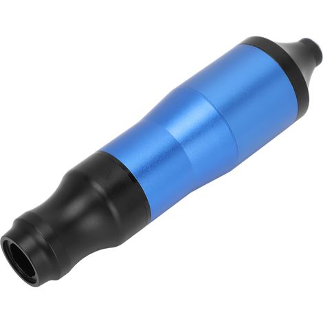 Stylo à tatouer rotatif en alliage d'aluminium avec interface CC, clip de fixation et cordon pour tatouage, machine à tracer et ombrer, noir et bleu. (1/5)