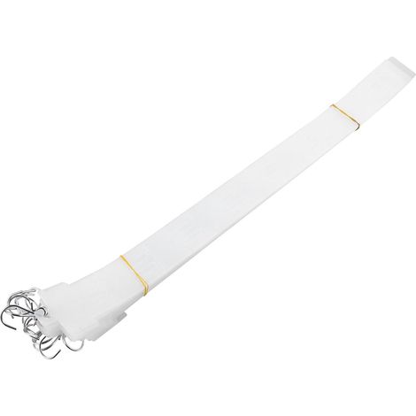 Lot de 20 barres suspension en plastique blanc avec crochets S, pour (1/5)