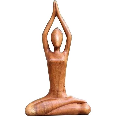 Statuen Skulpturen, meditative Yoga-Göttin-Statue, Mädchenfiguren, abstraktes Yoga-Modell, Frauenstatue, Statuettenfiguren, Ornamente, Büro, Zuhause