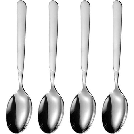 Cuillère À Soupe - Acier Inoxydable 18/10 - Pour Usage Quotidien Et Service - Lot De 4 (1/5)