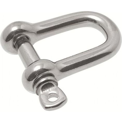 Manille droite forgée - Inox A4 D12mm - Boîte de 1 - Manille droite forgée - Inox A4 D12mm - Boîte de 1 (1/2)
